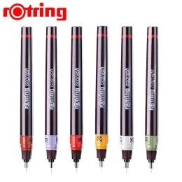 Markers 1pcs German Rotring Isograph Engineering Drawing Fineliner Needle Pen Fine Point Multiple Nibs Art Marker Fillable Ink