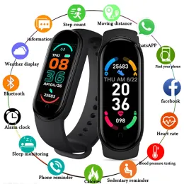 Player ZK30 M6 Smart Uhr Fitness Armband Frauen Tracker Heart Rate Monitor Wasserdicht Männer Sport SmartWatch Für Xiaomi IPhone Android