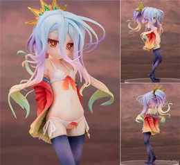 No Game No Life 20cm scale Siro sexy Girl Shiro cute dolls Garage Kit Dowin Anime Action Figure Toys T2006039903202