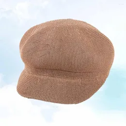 Berets Women Meesh Cap Summer Visor Hat القبعة الكورية النسخة الكورية