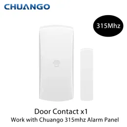 Detektor 315MHz/433Mhz bezprzewodowy czujnik drzwi okna dla oryginalnego CHUANGO Home bezprzewodowy System alarmowy