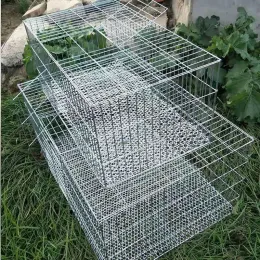 Tillbehör DIY monterad stor stapelbar papegoja Viewing Breed Hatch Antirust Galvanized Pet Bird Canaries Cage Nest for Home Animal