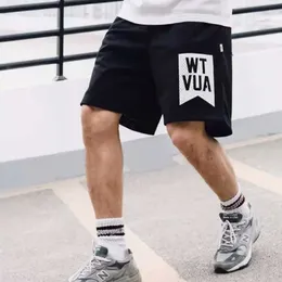 Shorts masculinos 2023 WTAPS Casual Malha Shorts esportivos Malha solta Shorts desenhados DK918 J240228