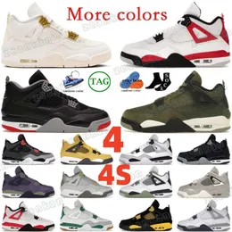4s Thunder J4 Infant Toddlers Quality Products J 4S Outdoor Shoes Chicago Mens Womens Sneaker Light Green Lights Grey Khaki Baby Trainers Children Footwear