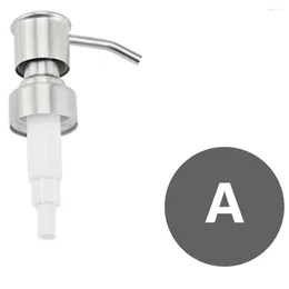 Sıvı Sabun Dispenser Banyo Aksesuarları Pompa Kafası 304 Paslanmaz Çelik 88x62mm Doğru deşarj Pres Hassasiyet