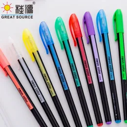 Markers Glitter Markeerstift Kleurrijke Inkt Pen Diy Pen Metalen Tip Kleur Pen 12 Kleuren/16 Kleuren/24 Kleuren Per set (1 Set)
