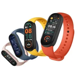 2021 الإصدار العالمي Mi Band M6 Wristbands Men Women Smartwatch Fitness Sport Bracelet لـ Huawei Xiaomi Smartband Watches8624341