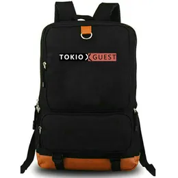 Gästryggsäck Tokio Daypack Ticket to Love Band School Bag Music Print Rucksack Leisure Schoolbag Laptop Day Pack