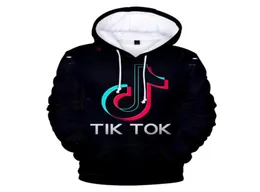 TIK TOK 3D принт женские мужские толстовки Harajuku уличная одежда хип-хоп пуловер куртка с капюшоном женский спортивный костюм унисекс топы2309975