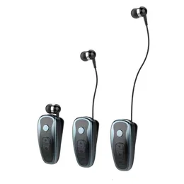 Communications Driving Bluetooth-compatible 4.1 Headset Vibrating Alert Wear Clip Wireless Earphone Earsets with Mic