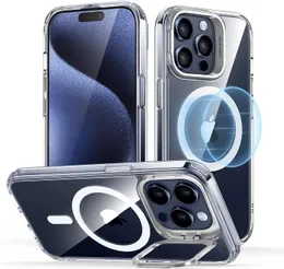 ESR لـ iPhone 15 Pro Max Case ، متوافق مع Magsafe ، علبة الهاتف المدمجة المدمجة ، والغطاء الخلفي المقاوم للخدش ، وسلسلة كلاسيكية ، و Clear