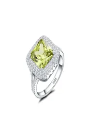 Broca de diamante três gerações cor ij 3 quilates banhado a platina prata esterlina feminino anel de casamento ou noivado 9623056