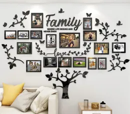 Duvar Dekor Oturma Odası Aile Ağacı Duvar Dekor Sticker 3D resim çerçeveleri kolaj duvar dekor oturma odası duvar dekor