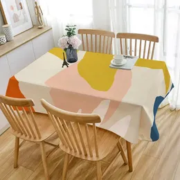 Table Cloth 2024 Tablecloth Waterproof Coffee Kitchen Decor Wedding Decoration