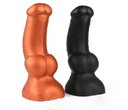 Riesiger realistischer Dildo aus weichem, flüssigem Silikon, künstlicher großer Penis, starker Saugnapf, weiblicher Masturbationsdildo, Analspielzeug für Frauen, Y22839980