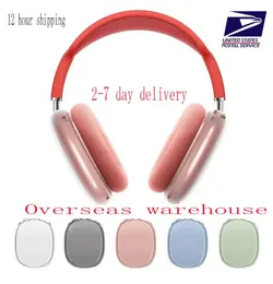 For Airpods Max Earphones Cushions Accessories Solid Silicone High Custom Waterproof Protective plastic Headphone Travel Cases