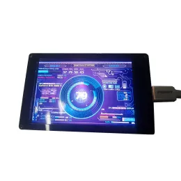 Amplificatore Nvarcher Display LCD IPS da 3,5/5 pollici AIDA64 Display dinamico USB Supporto sottoschermo schermo verticale Con custodia in alluminio