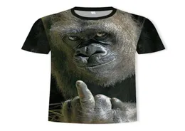 Men039s TShirts Men 3D Fashion 2022 Summer Printed Animal Monkey Tshirt Short Sleeve Funny Design Casual Tops Tees Graphic6269358