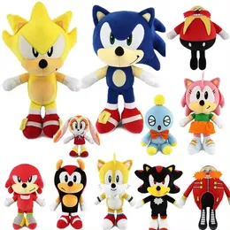 Kieł graniczny Nowy produkt jeże myszy Super Sonic Plush Doll Talsnak Otaczający zabawki Cartoon Doll Dift