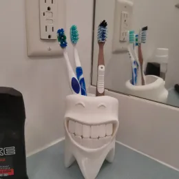 Supplies The Big Tooth smiling face Tooth brush Holder decoration Toothpaste Storage Rack Holders Bath Organizer Bathroom Accessories