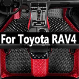 바닥 매트 카펫 카펫 자동차 바닥 매트 Toyota Rav4 Rav 4 스즈키 XA50 2019 2020 2021 2022 2023 카펫 고급 가죽 매트 자동차 액세서리 Rugsl24014
