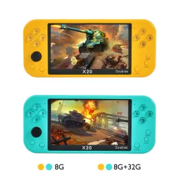 Players X20 5.1 inch Portable Handheld Game Console HDMICompatible Arcade Rocker Pocket Video Games Players Support Wireless Wired Game