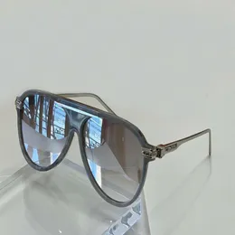 Luxu Pilot Güneş Gözlüğü Erkekler için Gümüş Gri Gri Mermer Lens Occhiali da Sole Firmati Erkekler Moda Sugnlasses 1264 Gölgeler Vaka 2737