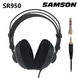 Hörlurar Samson SR950 Professional Studio Reference Monitor Hörlur Dynamisk headset Stängt örondesign för inspelning av övervakningsspel DJ