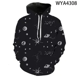 3D-Druck Star Sky Universe Muster Hoodie Jungen und Mädchen Cooles Sweatshirt Mode Pullover Langarm Streetwear Top 240227