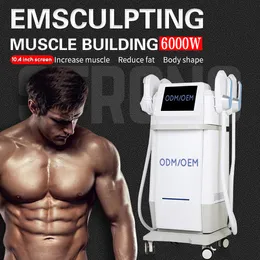 Macchina per massaggio a rulli 2 in 1 EMSlim Stimolatore muscolare per edifici 4 maniglie RF Slim EMS Scultura del corpo Tesla Glutei Sollevamento attrezzature dimagranti