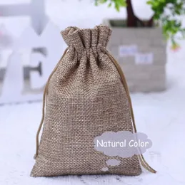 전체 5 가지 색상 100pcs Burlap Bags with drawString 선물 황마 가방 포함 면화 안감 크기 35quotx47Quot 9x12cm 5425678