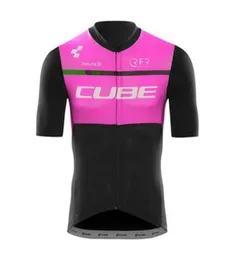 رجالي ركوب الدراجات جيرسي الصيف Cube Cycle Cycle Cycle Cycle Cycle Sleeves Shorts Racing Bike Clothing Mtb Bicycle Cyncling Tops OU1833272