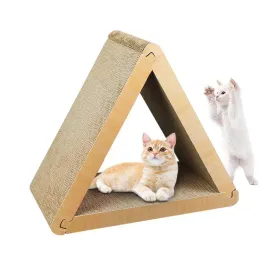 Scratchers Cardboard Cat Scratcher Recyclable Upright Corrugated Pad For Scratching Pet Entertaining Supplies Cat Toys For Game Room