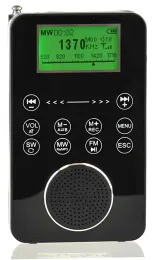 Odtwarzacze degen de1131 4in1 Screen kontrolowane przenośne radio cyfrowe AM/FM/SW, odtwarzacz MP3 z wbudowaną pamięcią flash 4GB