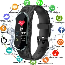 Relógios 2022 relógio inteligente banda m8 freqüência cardíaca smartwatch masculino feminino monitor de sono fitness rastreador pulseira para android ios pk xiaomi 6
