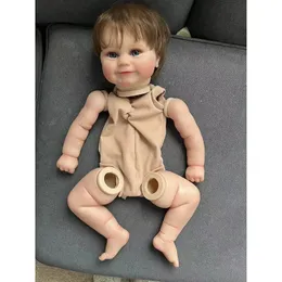 19inch Reborn Doll Kits Sweet Baby Maddie Unassembled DIY Blank Parts with body and eyes Bebe Kit same as the pos 240223