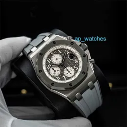 Luxury Audemar Pigue Watches Epic Mens Watch Royal Oak Series Automatic Mechanical Watch with Date Display Timing FlybackReverse Jump 42mm 26470IO OO A006CA FUN 8C