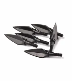 6pcs Broadhead Arrowhead Tip Point 125 DIY 활 및 화살 자궁 양궁 사냥 사격을위한 곡물 강철 스틸 1587245