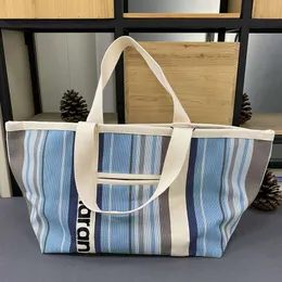 Borsa in tessuto New Marant Fashion South Mar azzurro erba del designer Borsa per la spesa per il tempo libero Borsa tote Borsa tote