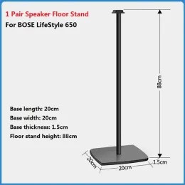 Hoparlörler 1 Çift Hoparlör Kat Standı Yaşam Tarzı 650 Hoparlör Ekran Standı Kat 88cm Siyah/Beyaz Braketler 650 için