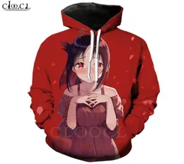 2020 nuovo stile Kaguya Sama Love Is War Felpe con cappuccio Uomo Donna 3D Stampa Anime Girl Shinomiya Kaguya Abbigliamento uomo Pullover con cappuccio6055671