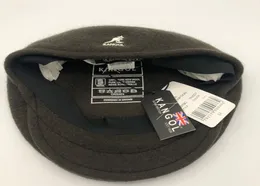 vmxiE Шерстяной берет Kangol из сетки кенгуру красный 504 Шерстяной берет со стальной печатью8730540