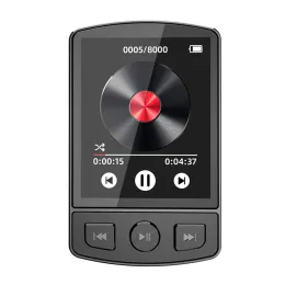 プレーヤーMP3プレーヤーウェアラブル音楽プレーヤーHifiサウンドBluetoothCompatible 5.2 UltralightMP3プレーヤー1.8インチスクリーンFMラジオ電子ブック