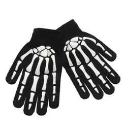 LuxusUnisex Erwachsene Kinder Winter Radfahren Vollfingerhandschuhe Halloween Horror Schädel Klaue Skelett Rutschfestes Gummi Outdoor8935872