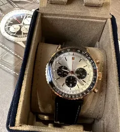 Tasarımcı Navitimer AAA Kaliteli Erkekler İzle Kuvars Montre De Luxe Resmi Ofis Aksesuarları Çift Stil Lüks Saatler Buz Mavisi XB010 B4