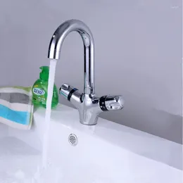 Rubinetti per lavandino del bagno Rubinetto miscelatore termostatico da cucina con finitura cromata in ottone di alta qualità Il rubinetto di base