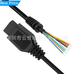 Cables 40Pcs 9 Pin 1.5M Extension Cable For Sega Genesis 2 For MD2 Controller Gamepad Handle Line Black