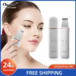 Scrubber EMS Ion Ultrasonic Deep Cleansing Skin Skin Face Cleaning Peeling Facial Lifting Hine Acne Black Radival Pore Cleaner