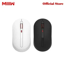 Ratos Miiiw Wireless Mute Mouse 800/1200/1600DPI Multispeed DPI Mute Button 2.4GHz Receptor sem fio Silent Mouse MWMM01