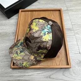 Canvas Baseball Hat Designer Hat Kolorowa czapka dla mężczyzn Woman Doponowane czapki Tendencja Femme Vintage Luxe Jumbo Snake Tiger Bee Sun #4564